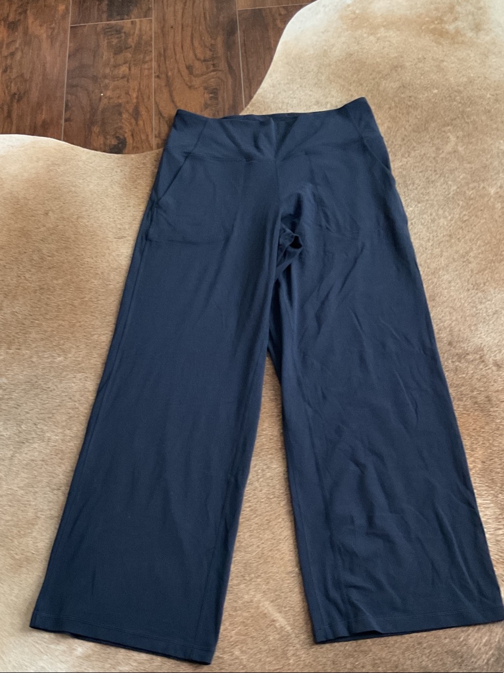 lululemon athletica Wide-Leg Lounge Pants in Navy